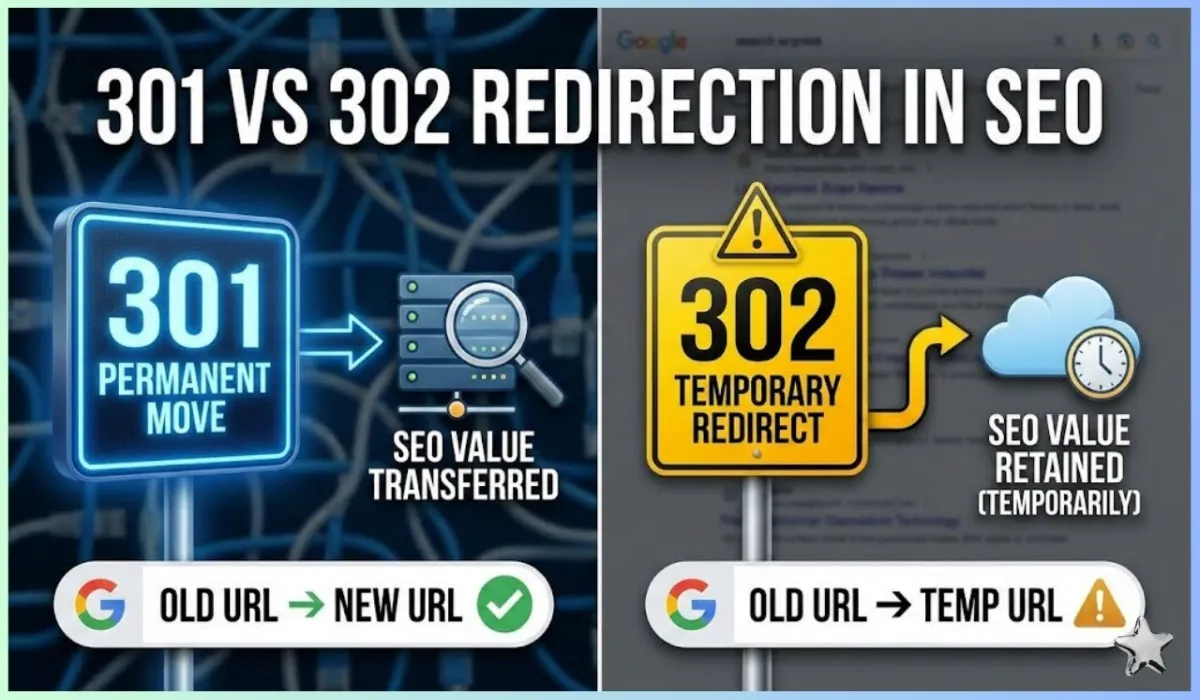 301 vs 302 Redirect in SEO