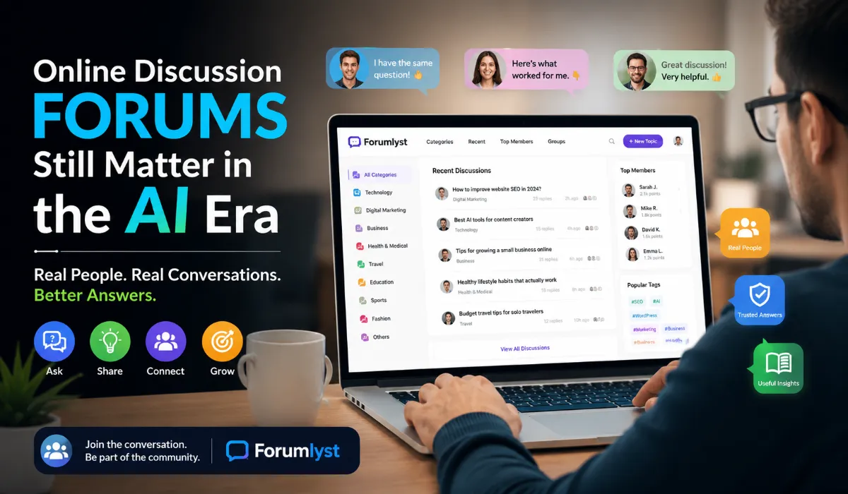 Why Online Discussion Forums Still Matter